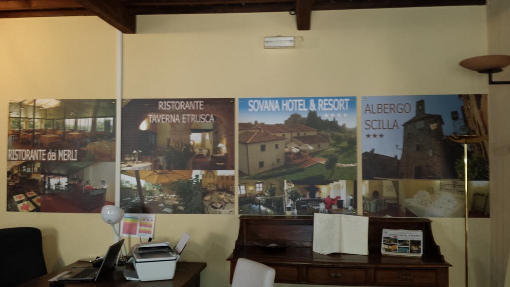 Hotel Scilla Sovana Exteriör bild